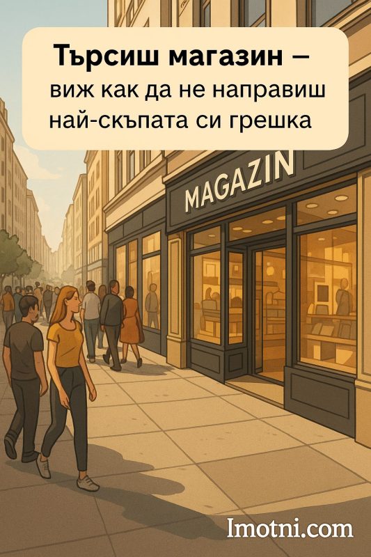 магазин под наем, помещение за магазин, покупка на магазин