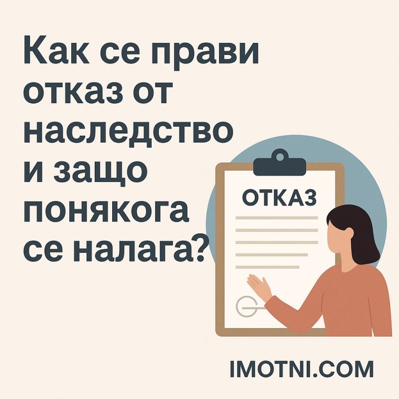Как се прави отказ от наследство и защо понякога се налага?