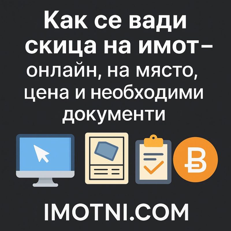 Как се вади скица на имот – онлайн, на място, цена и необходими документи